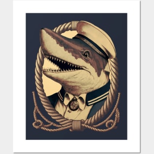 Sailor Shark Posters and Art